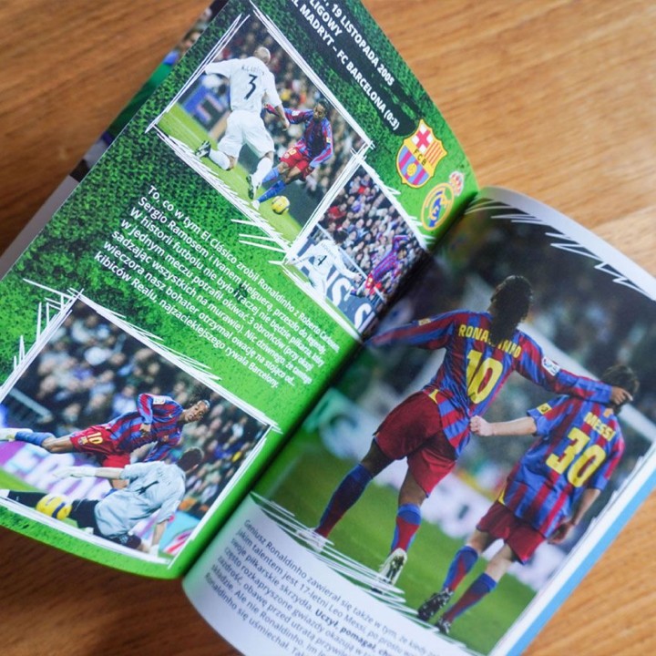 Okładka książki Ronaldinho. Czarodziej piłki nożnej w księgarni sportowej Labotiga