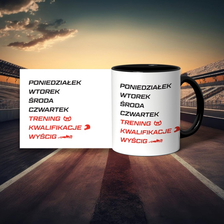 Kubek tydzień fana F1 (330 ml)