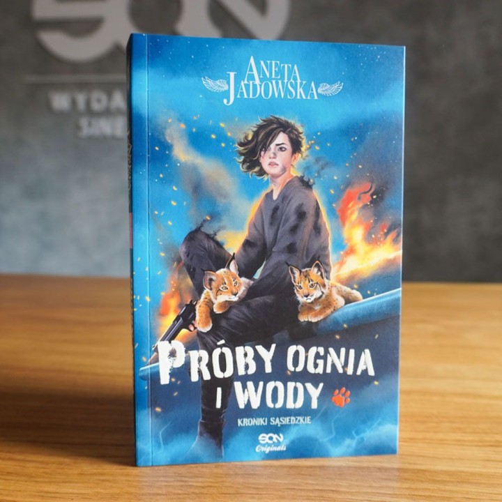 Okładka książki SQN Originals: Próby ognia i wody w księgarni Labotiga