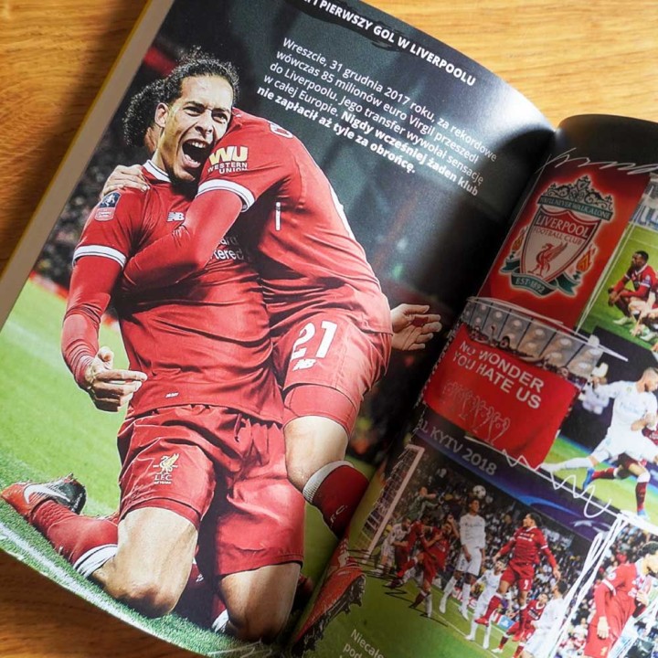 Zdjęcie książki Van Dijk. Holenderska skała (zakładka gratis) w księgarni sportowej Labotiga